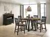 Intercon HP-BS-385W-BBP-K24 Harper - Lattice Stool - Brushed Brown / Pecan