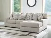 Benchcraft® 75105S3 Benchcraft® 75105S3 LaureLGrove - 2-Piece Sectional With RAF Corner Chaise - Pebble