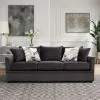 New Classic U1270-30-DGY Sylvie - Sofa With 4 Accent Pillows - Lush Mink Gray