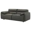 Coaster Fine Furniture 509505 Buxton - Top Grain Leather Upholstered Loveseat - Graphite