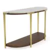 Riverside Furniture 28515 Riverside Furniture 28515 Emery - Demilune Sofa Table - Smoked Cherry