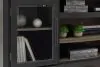 Ashley Furniture W989-68 Foyland - XL TV Stand w/Fireplace Option - Black / Brown