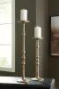 Ashley Furniture A2000683 Larwick - Candle Holder Set (Set of 2) - Antique Brass Finish