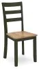 Ashley Furniture D401-01 Ashley Furniture D401-01 Gesthaven - Dining Room Side Chair (Set of 2) - Natural / Green