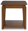 Ashley Furniture T596-2 Trenmour - Square End Table - Medium Brown
