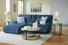 Ashley Furniture 93607S5 Ashley Furniture 93607S5 Acklen Place - 3-Piece Power Reclining Sectional Sofa With Laf Chaise - Navy