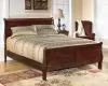 Ashley Furniture B376/31/36/82/97/92 Ashley Furniture B376/31/36/82/97/92 Alisdair - 5 Pc. - Dresser, Mirror, King Sleigh Bed, Nightstand - Dark Brown