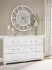 Ashley Furniture PCB1119-31 Maeling - Six Drawer Dresser - White