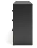 Ashley Furniture PCB1118-31 Ashley Furniture PCB1118-31 Broachmyn - Six Drawer Dresser - Black / Gray