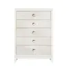 Samuel Lawrence Furniture S910-040 Melrose - 5-Drawer Dresser Chest - White