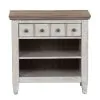 Liberty Furniture 824-BR-OCPBDMCN Liberty Furniture 824-BR-OCPBDMCN Heartland - 5 Piece Bedroom Set (California King Panel Bed, Dresser & Mirror, Chest, Nightstand) - White