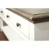 Riverside Furniture 59501 Myra - Leg Cocktail Table - Natural / Paperwhite