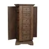New Classic B658-079 Mar Vista - Swivel Lingerie Chest With Mirror - Walnut
