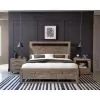 Riverside Furniture 39370-39371-39372 Intrigue - Queen LED Panel Bed - Hazelwood