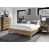 Riverside Furniture 91080-91081-91072 Riverside Furniture 91080-91081-91072 Davie - King Upholstered Bed - Light Brown