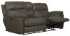Jackson Furniture Industries 1009-1153/18-1253/18 Atlas - Reclining Console Loveseat With Storage - Charcoal