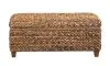 CoasterEssence 500215 Laughton - Hand - Woven Banana Leaf Storage Trunk - Amber