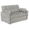 CoasterEssence 508307 Cotswold - Upholstered Convertible Sleeper Sofa Bed - Light Gray