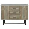 CoasterEssence 953565 Abelardo - 3-Drawer Engineered Wood Cabinet - Weathered Oak