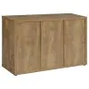 Coaster Fine Furniture 950395 Pepita - 3 Door Engineered Wood Accent Cabinet - Mango Brown