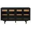 Coaster Fine Furniture 108545BLK Middleton - 4-Door Sideboard Server With Dual Drawers - Black