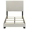 Coaster Fine Furniture 300852T Dorian - Fabric Upholstered Twin Panel Bed - Cream