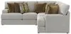 Jackson Furniture Industries 2240/62/42-26 Jackson Furniture Industries 2240/62/42-26 Tori - 2 Piece Sectional With Comfort Coil Seating And 9 Accent Pillows Included - Birch