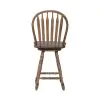 Liberty Furniture 186-B100324 Carolina Crossing - Windsor Swivel Counter Chair - Antique Honey