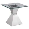 Coaster Fine Furniture 710208-S3 Jenny - 3 Piece Rectangular Coffee And End Table Set - Chrome