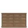 Riverside Furniture 73960 Cascade - 8 Drawer Dresser - Casual Mink