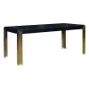 New Classic 40-2034-D4C Empire - Table With 4 Chairs - Black