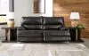 Ashley Furniture U6580147 Mountainous - 2 Seat Power Reclining Sofa With Adj Headrest - Eclipse
