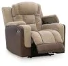 Ashley Furniture PC8350413 Mixed Motion - Power Recliner With Adjustable Headrest - Brownstone