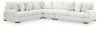 Ashley Furniture PC66906S5 Ashley Furniture PC66906S5 Misty-Lakes - 4-Piece Sectional - Chalk