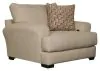 Jackson Furniture Industries 449825-1796/36-2870/24 Ava Sectional - Fabric Chair 1/2 With USB - Cashew
