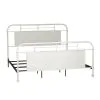 Liberty Furniture 179-BR13HFR-AW Liberty Furniture 179-BR13HFR-AW Vintage Series - Queen Metal Bed - Antique White