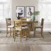 Liberty Furniture 227-CD-5PUB Santa Rosa - 5 Piece Pub Set - Antique Honey