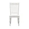 Liberty Furniture 244-C4000S Liberty Furniture 244-C4000S Magnolia Manor - Spindle Back Side Chair - Antique White
