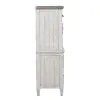 Liberty Furniture 824-BR41 Heartland - 5 Drawer Chest - Antique White / Tobacco Tops