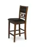 New Classic D1701-52S-BRN New Classic D1701-52S-BRN Gia - 5 Piece Round Counter Dining Set - Brown