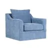 New Classic U1270-12-BLU Sylvie - Swivel Chair - Blue Slate