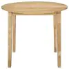 CoasterEveryday 130006 Bucknell - 3 Piece Round Drop Leaf Dining Table Set - Natural