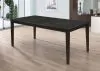 CoasterEveryday 101561 Louise - Rectangular Extension Leaf Dining Table - Black