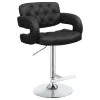 CoasterEssence 102555 Brandi - Adjustable Bar Stool - Black And Chrome