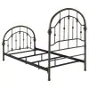 CoasterEssence 300407T Rowan - Metal Twin Open Frame Bed - Dark Bronze