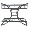 CoasterElevations 460078 Stephan - Metal Full Over Full Bunk Bed - Gunmetal