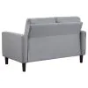 Coaster Fine Furniture 506781-S3 Bowen - 3 Piece Upholstered Track Arm Tufted Sofa Set - Gray