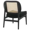 Coaster Fine Furniture 900620 Rayo - Rattan Cane Back Accent Chair With Padded Seat - Black