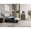 Riverside Furniture 87180-87183-87174 Riverside Furniture 87180-87183-87174 Sariel - King Upholstered Storage Bed - Dark Brown