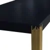 New Classic 40-2034-D4C Empire - Table With 4 Chairs - Black